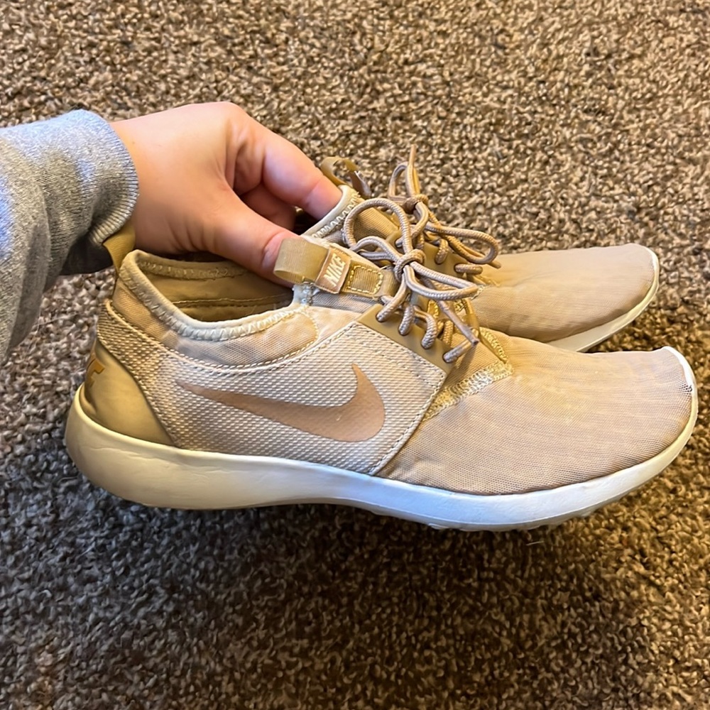 Gold Nikes